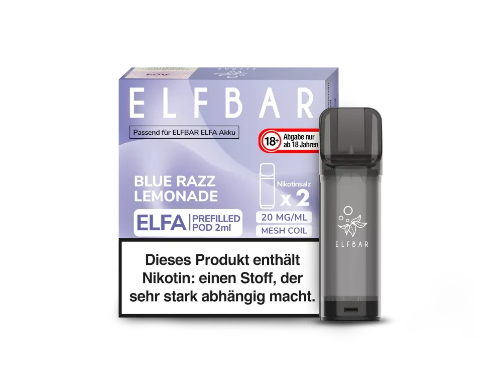 ELFBAR ELFA Pod 2er Pack 20mg/ml - verschiedene Sorten Elfbar